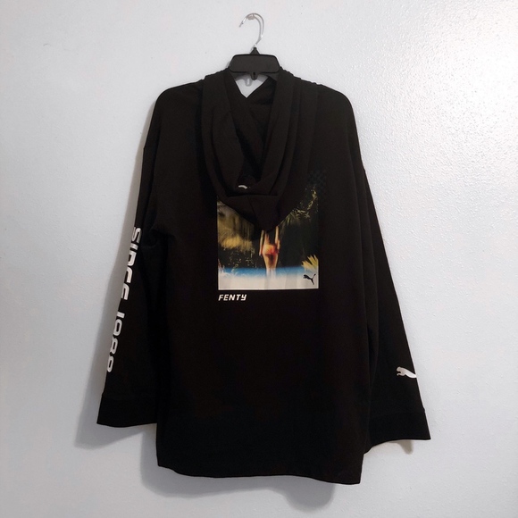 Puma X Fenty | Graphic Hoodie Sweatshirt - Picture 4 of 8